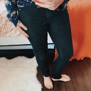 Faded Black Skinny Jeans